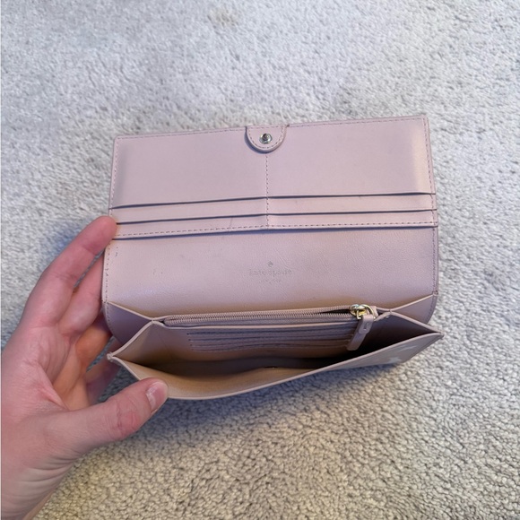 Kate Spade Pink and White Clutch - Picture 2 of 3